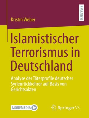 cover image of Islamistischer Terrorismus in Deutschland